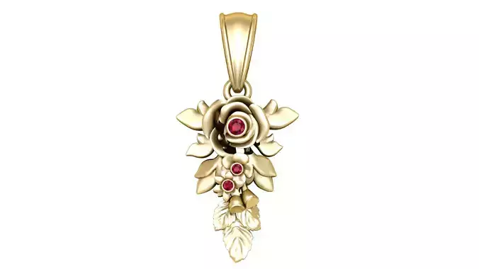 ROSE PENDENT GOLD