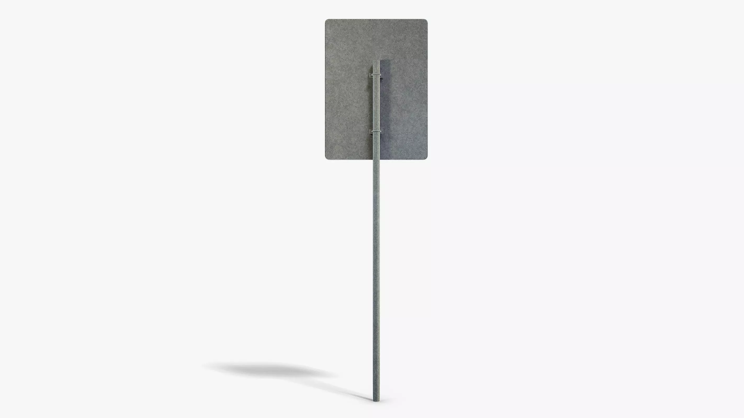 No Parking Sign Low-poly 3D model_3