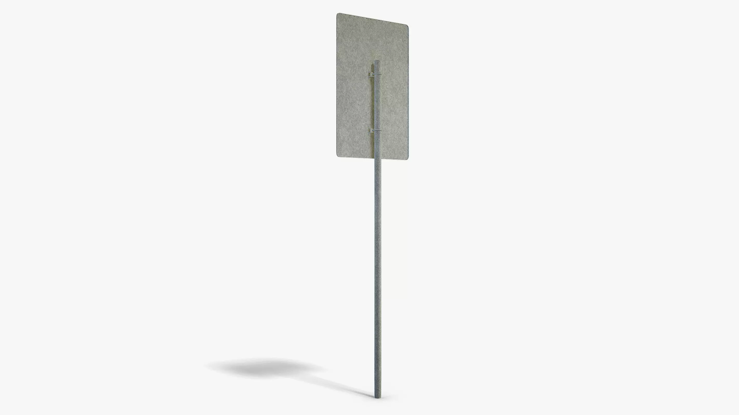 No Parking Sign Low-poly 3D model_4