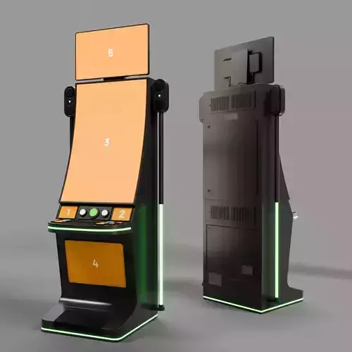 Modern Slot Machine 3D model