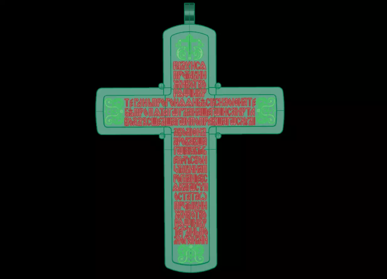Golgotha Cross Prayer to the Cross 3D print model_10