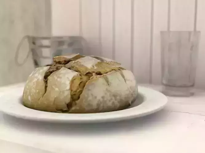 Broa - Bread - Scan 20k Free 3D model