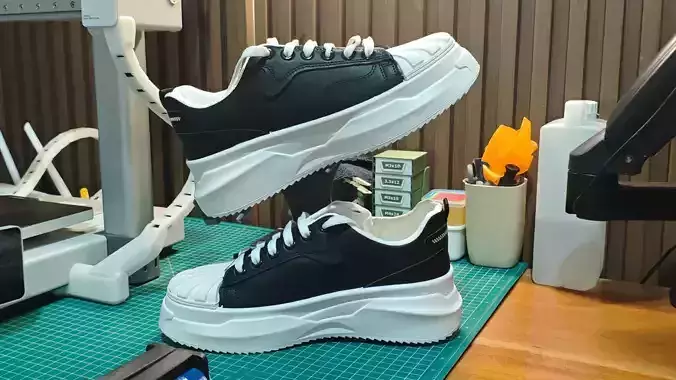 Wall Mount Shoe Display