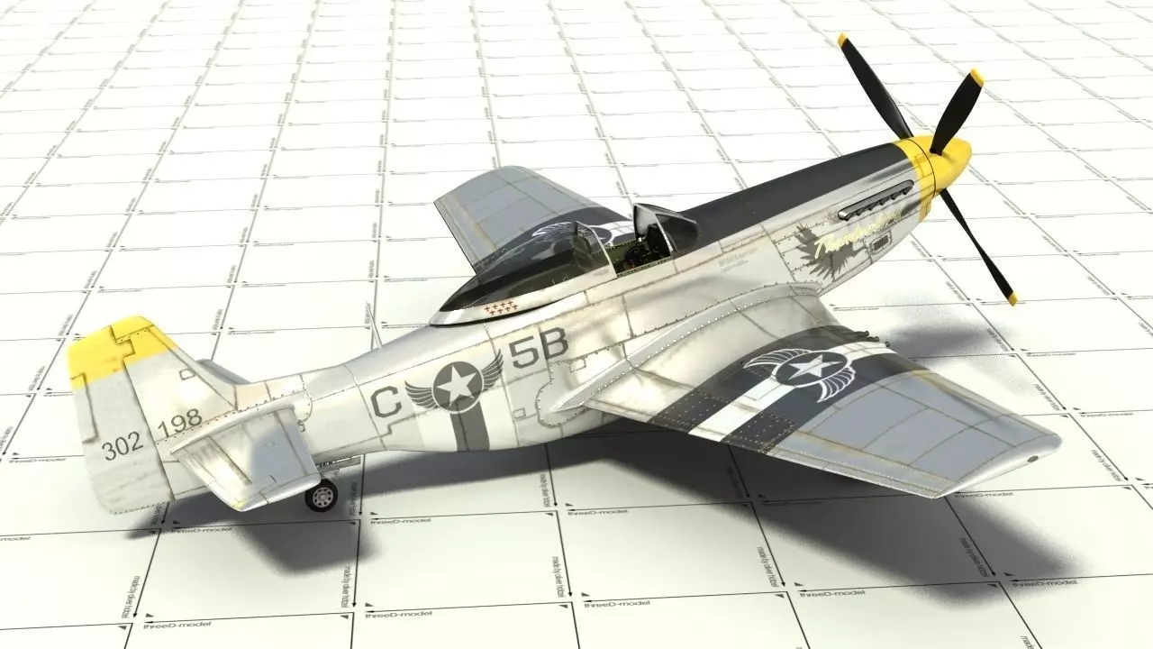 P-51D Fighter 3D model