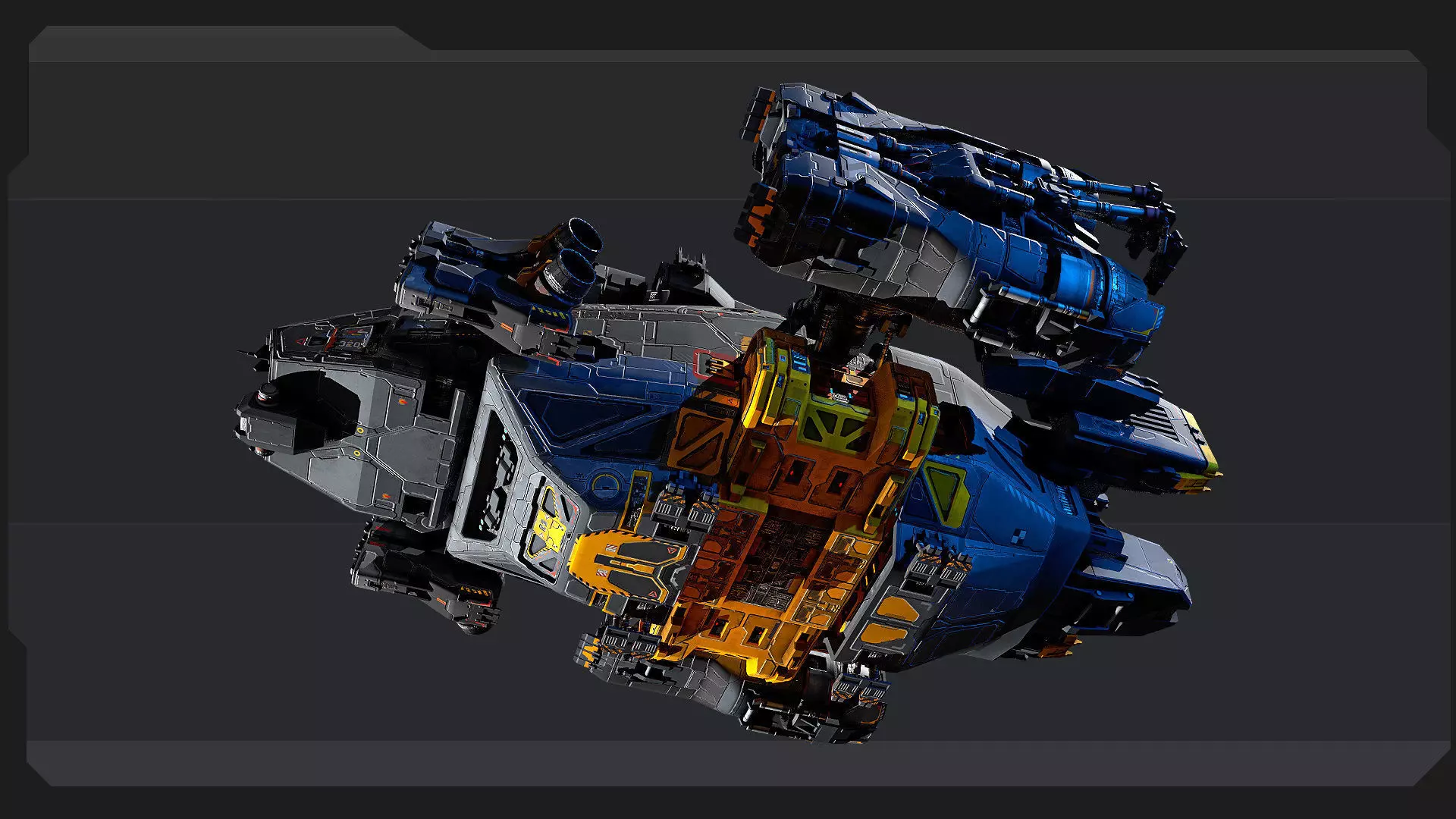 ATLAS - Cargoship Low-poly 3D model_8