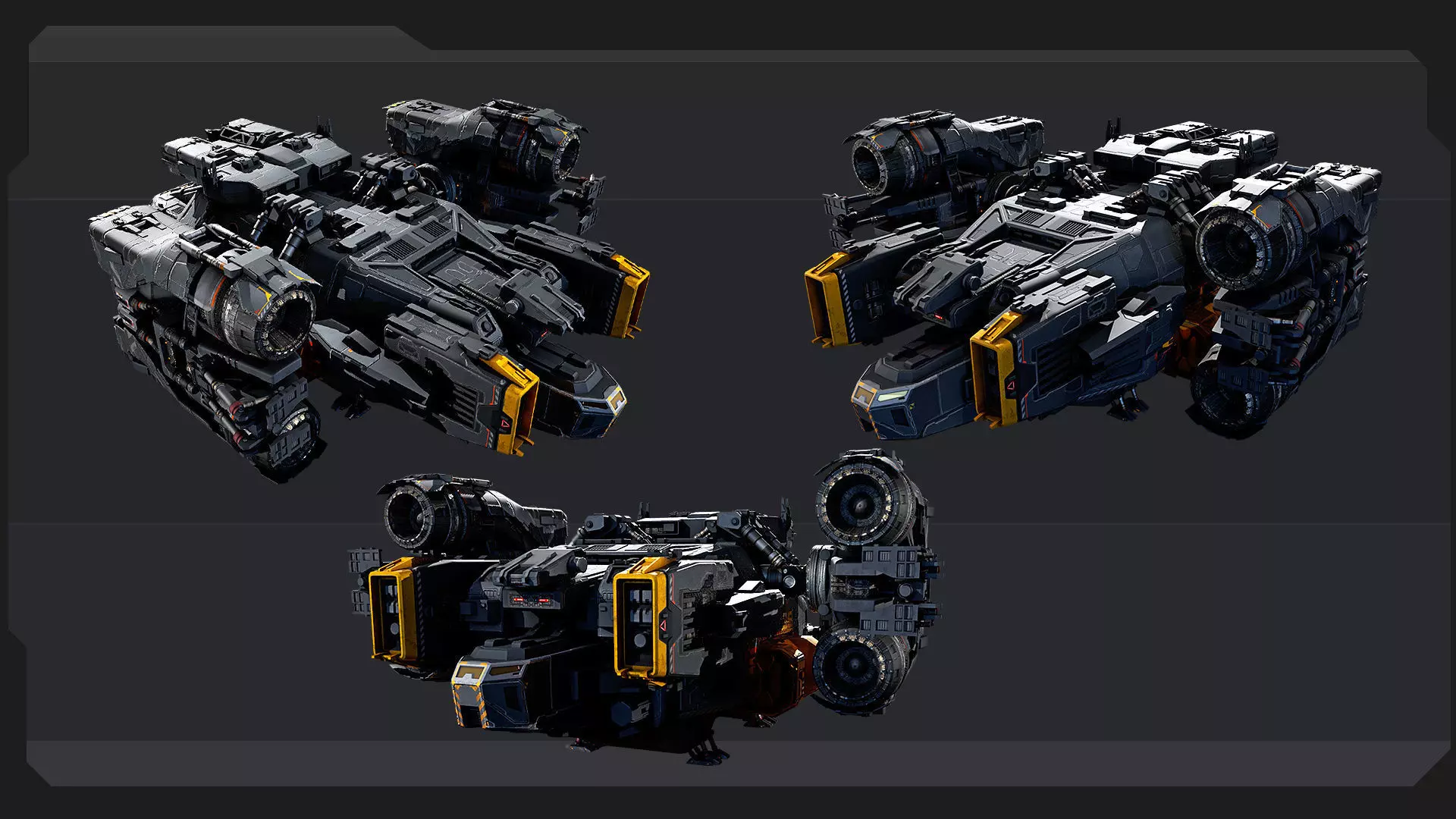 ATLAS - Cargoship Low-poly 3D model_10