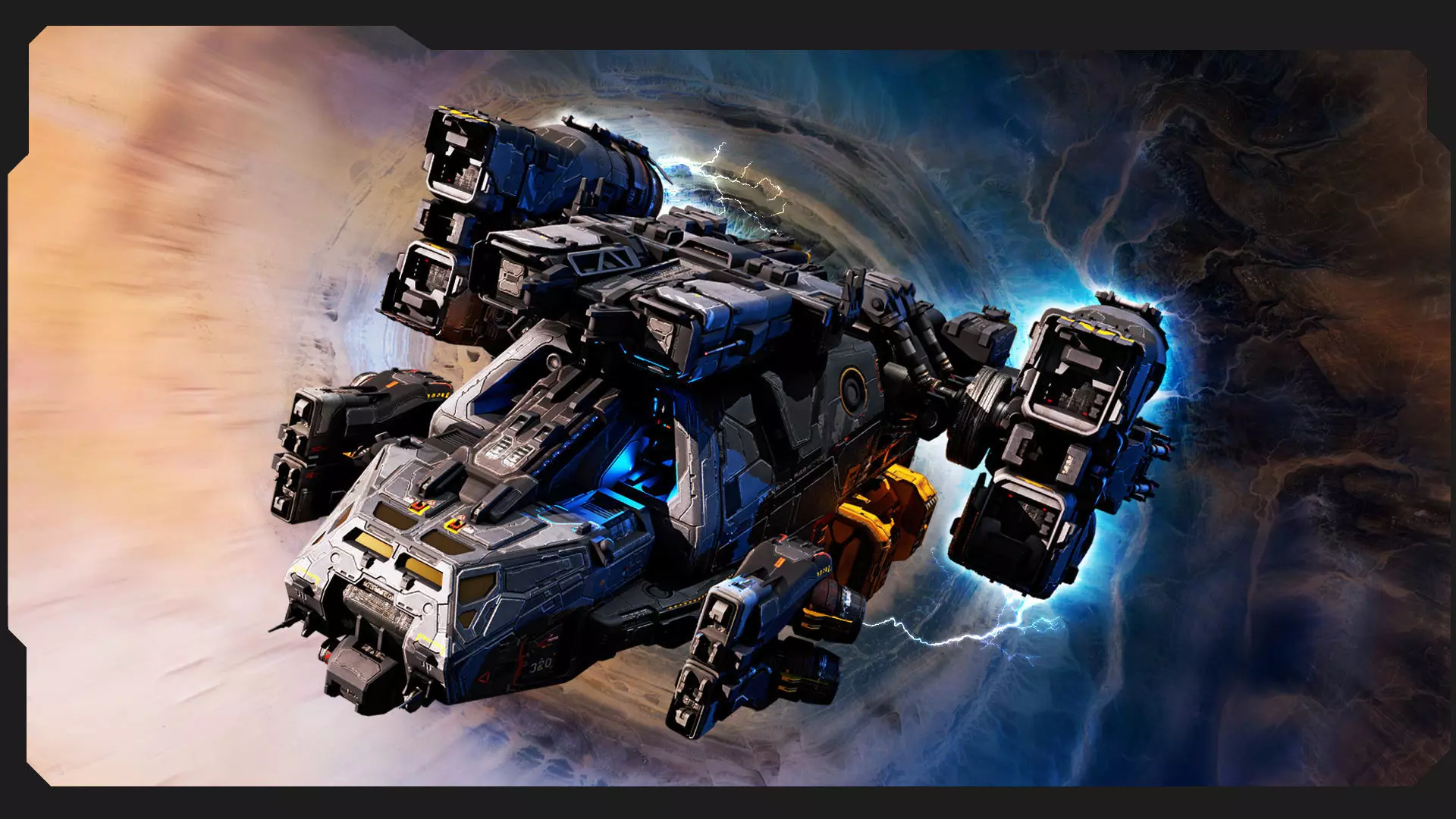 ATLAS - Cargoship Low-poly 3D model_1