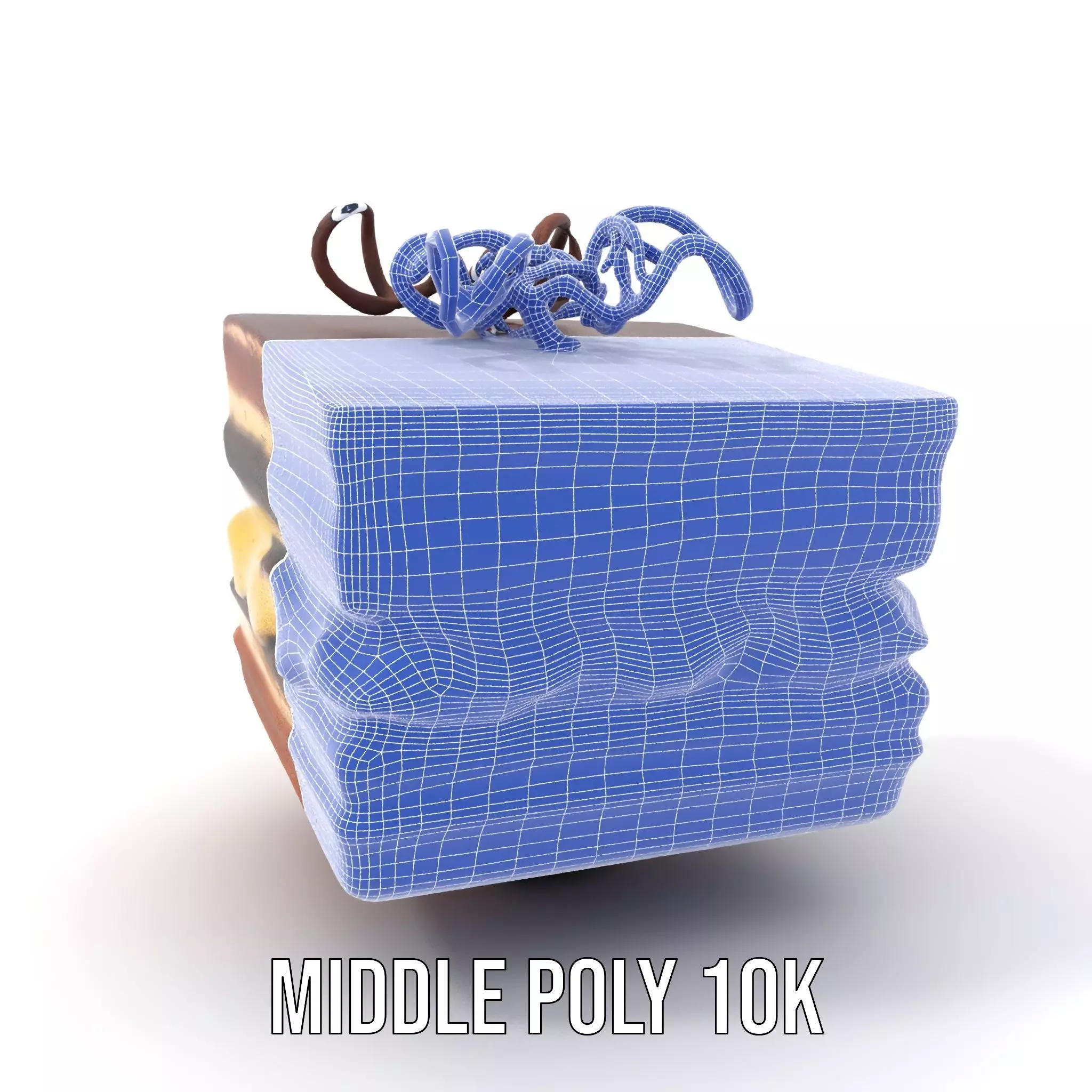 Chocolate Tiramisu Slice model pack Low-poly 3D model_20