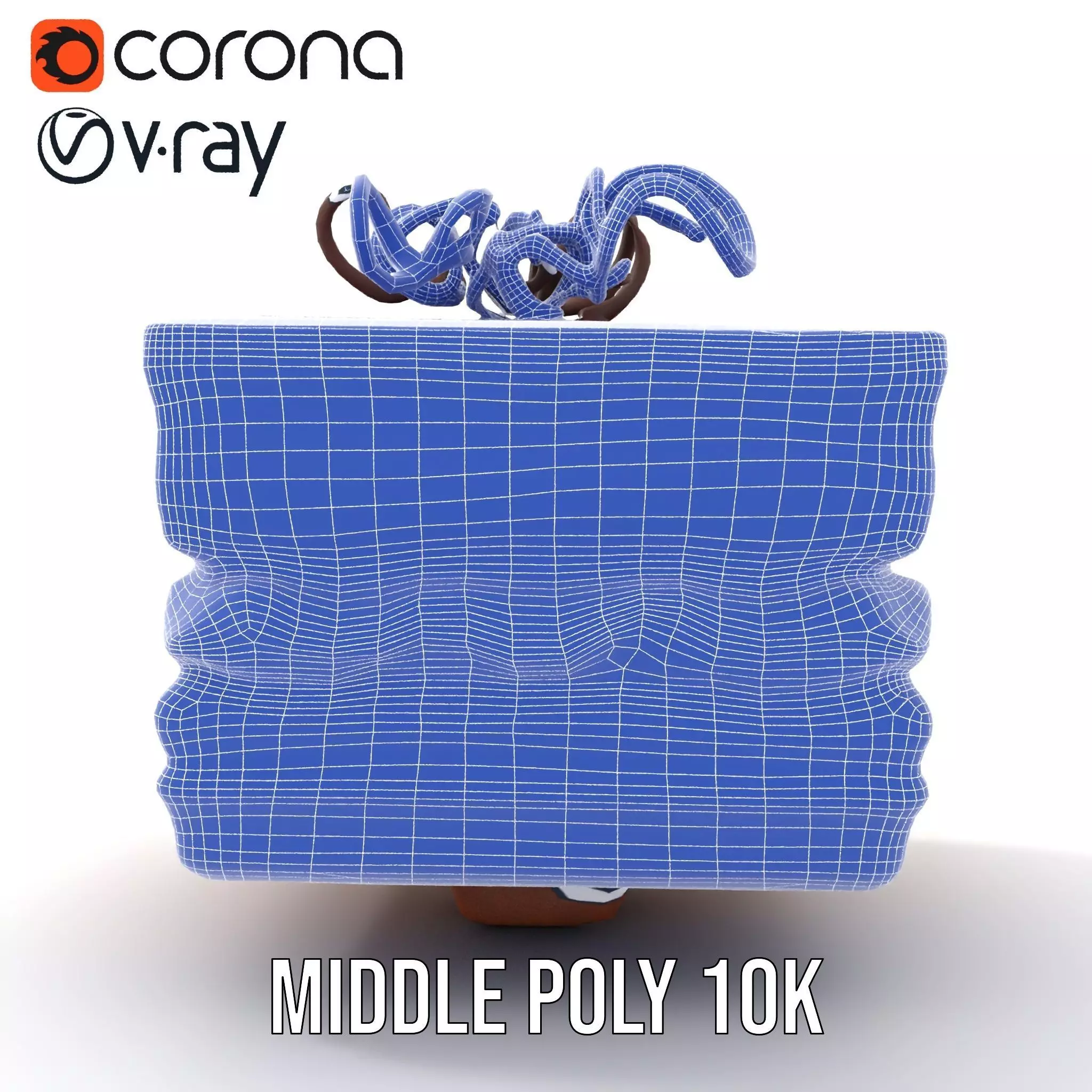 Chocolate Tiramisu Slice model pack Low-poly 3D model_17