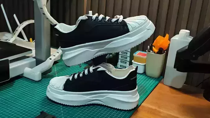 Wall Mount Shoe Display V2