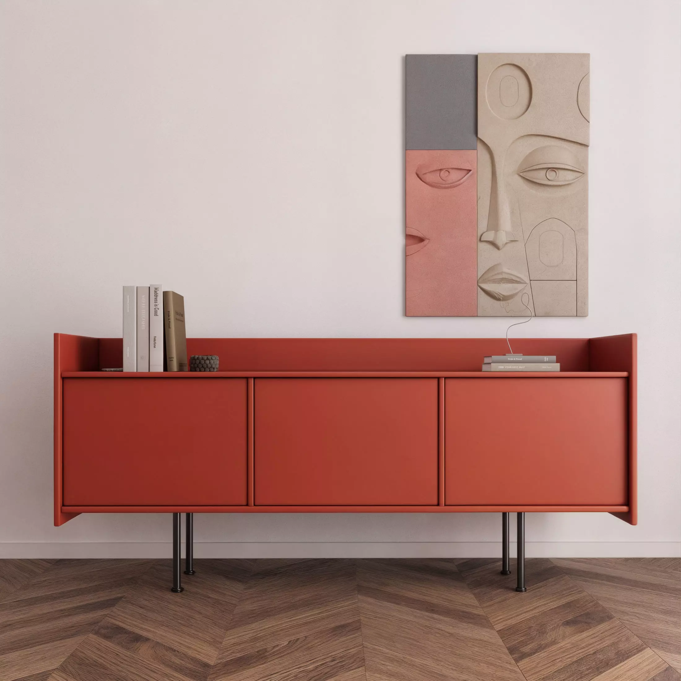 Minimal Modern Drawer Model Premium 3D Models Free 3D model
