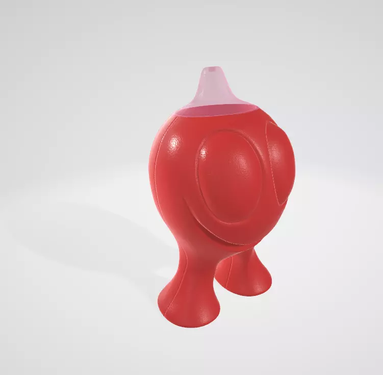 Alessi Gino Zucchino GV02 Sugar container Low-poly 3D model_9