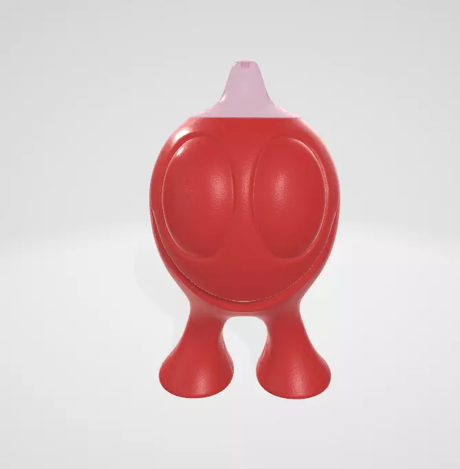 Alessi Gino Zucchino GV02 Sugar container Low-poly 3D model_4