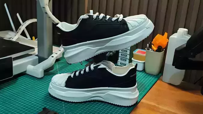 Wall Mount Shoe Display V3