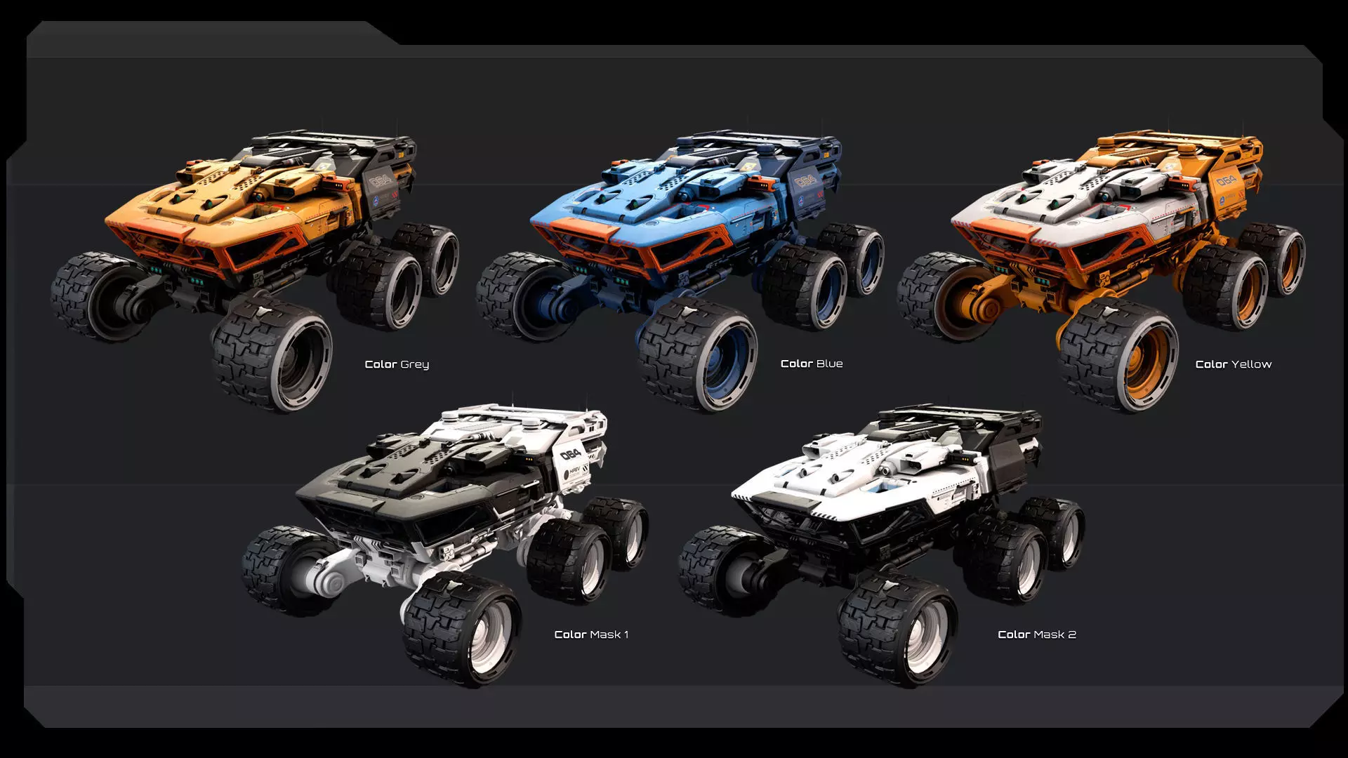 HPEV - Rover Low-poly 3D model_9