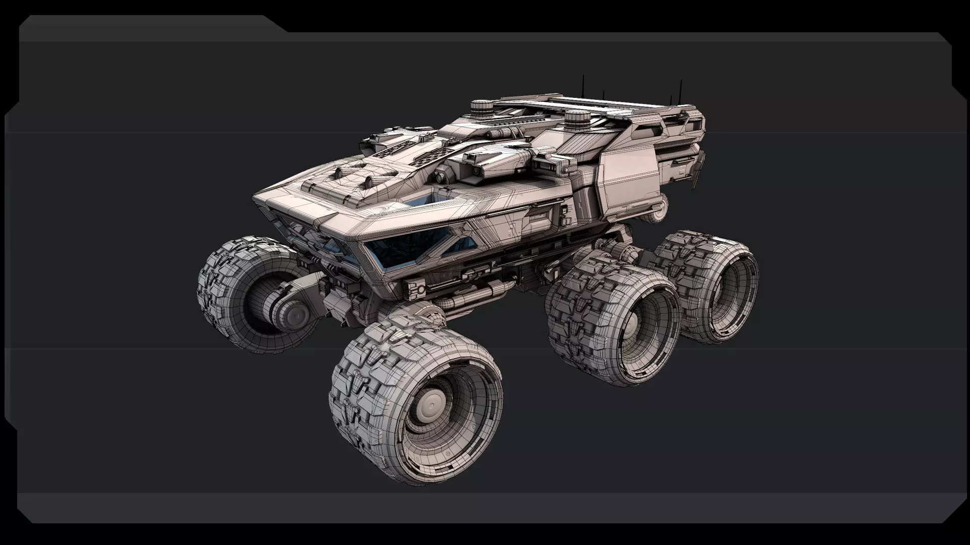 HPEV - Rover Low-poly 3D model_10