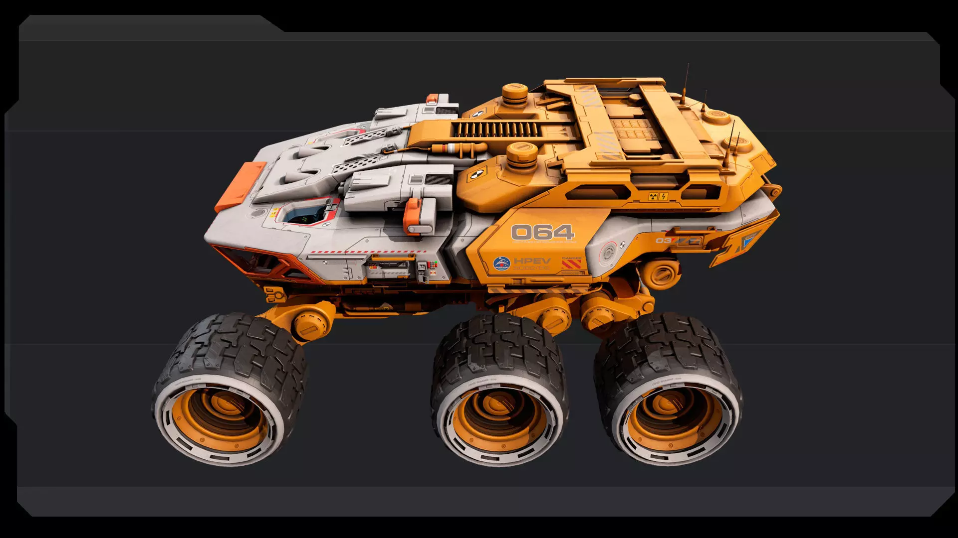 HPEV - Rover Low-poly 3D model_6
