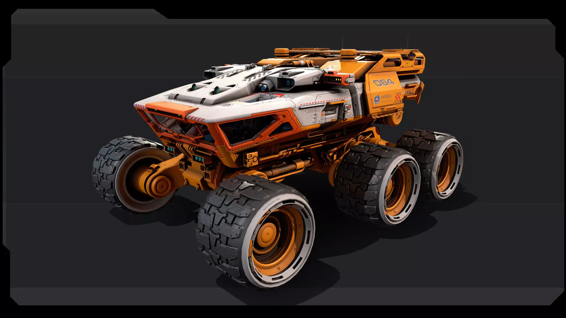 HPEV - Rover Low-poly 3D model_3