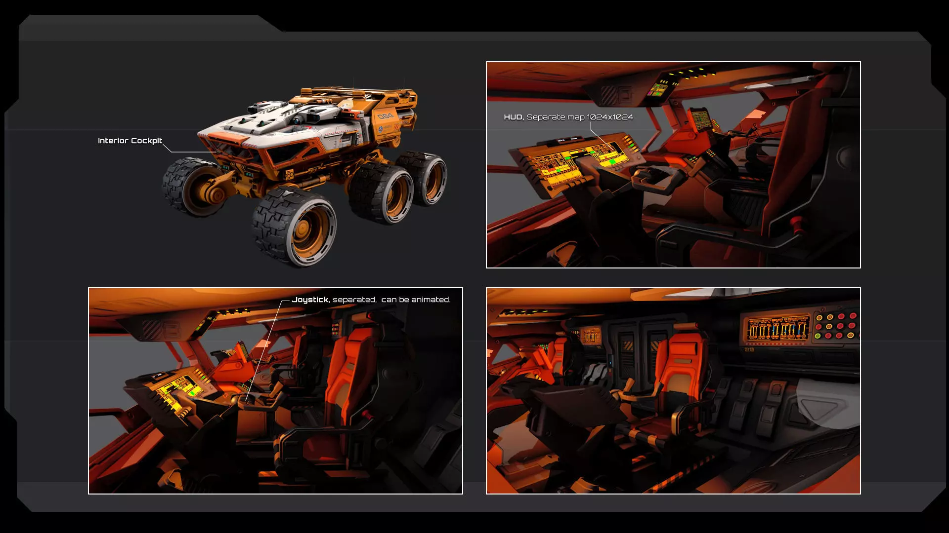 HPEV - Rover Low-poly 3D model_8