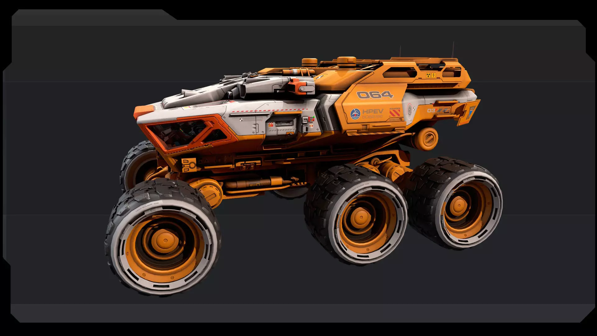 HPEV - Rover Low-poly 3D model_4