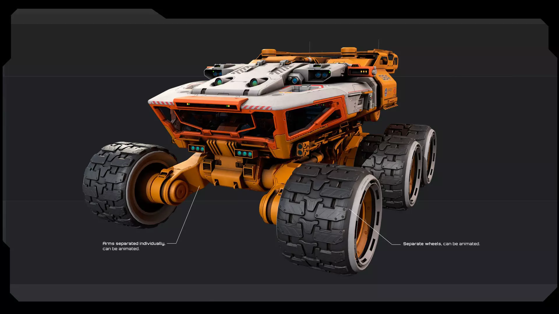 HPEV - Rover Low-poly 3D model_5