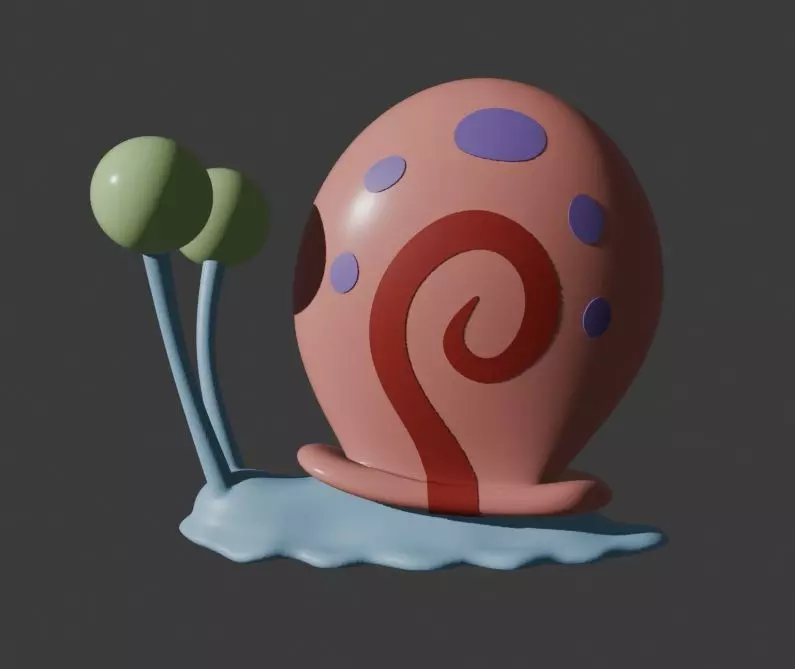 GARY FROM SPONGEBOB SQUAREPANTS 3D print model_2