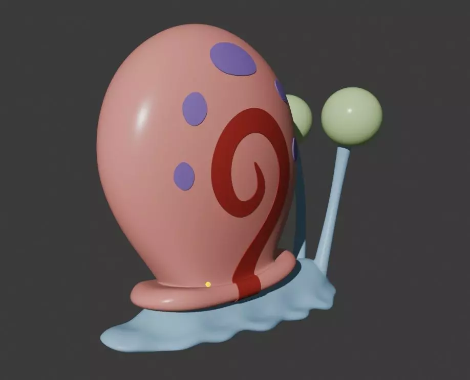 GARY FROM SPONGEBOB SQUAREPANTS 3D print model_3