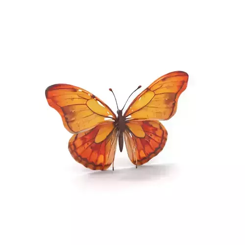 Elegant Monarch Butterfly model pack