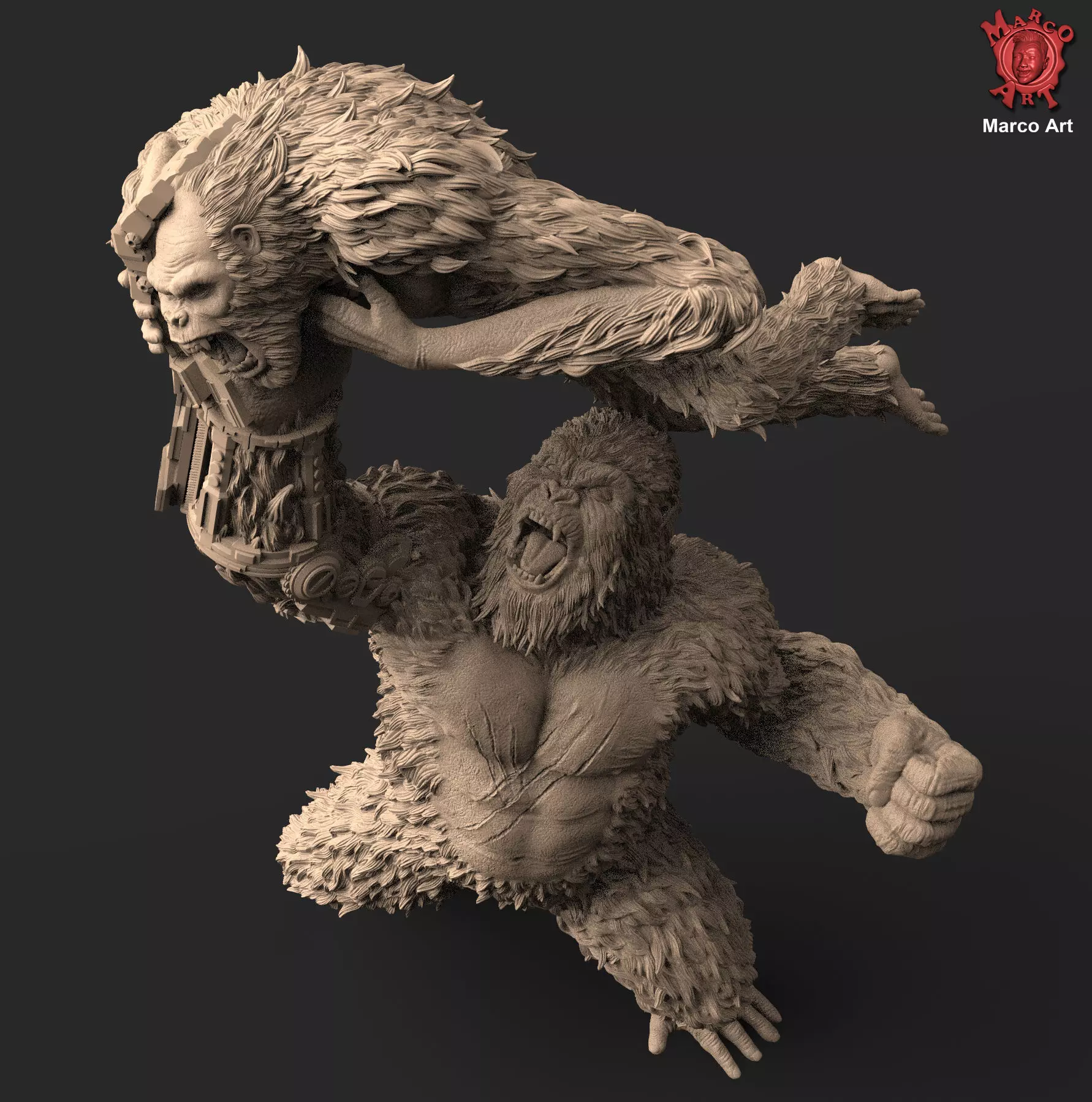 Godzilla x Kong The New Empire King Kong 3D print model