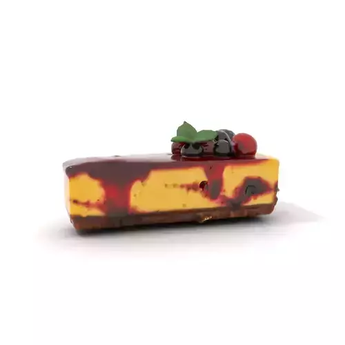 Berry Cheesecake Slice model pack