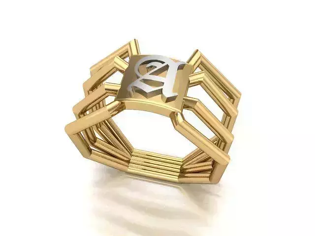 A Letter Unique Ring 