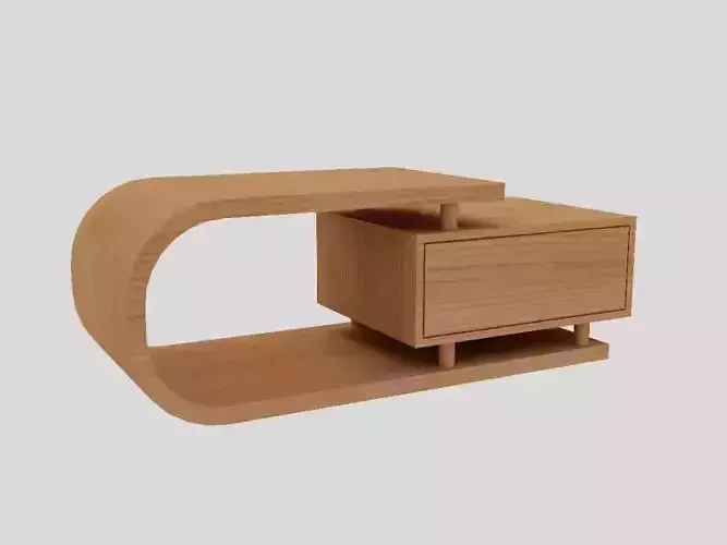 Sofa Table 3D  Free OBJ Model