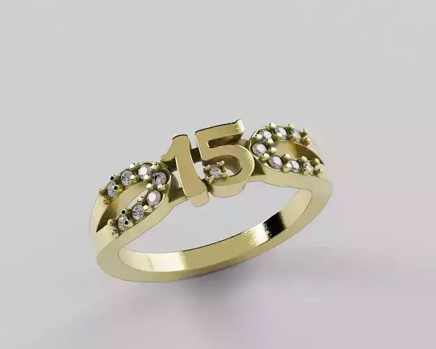 15 Years Diamonds Ring - Anillo 15 Anios Diamantes