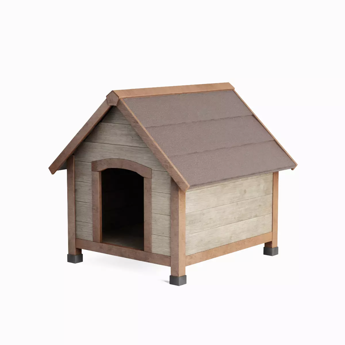 Doghouse 05 Low-poly 3D model_1