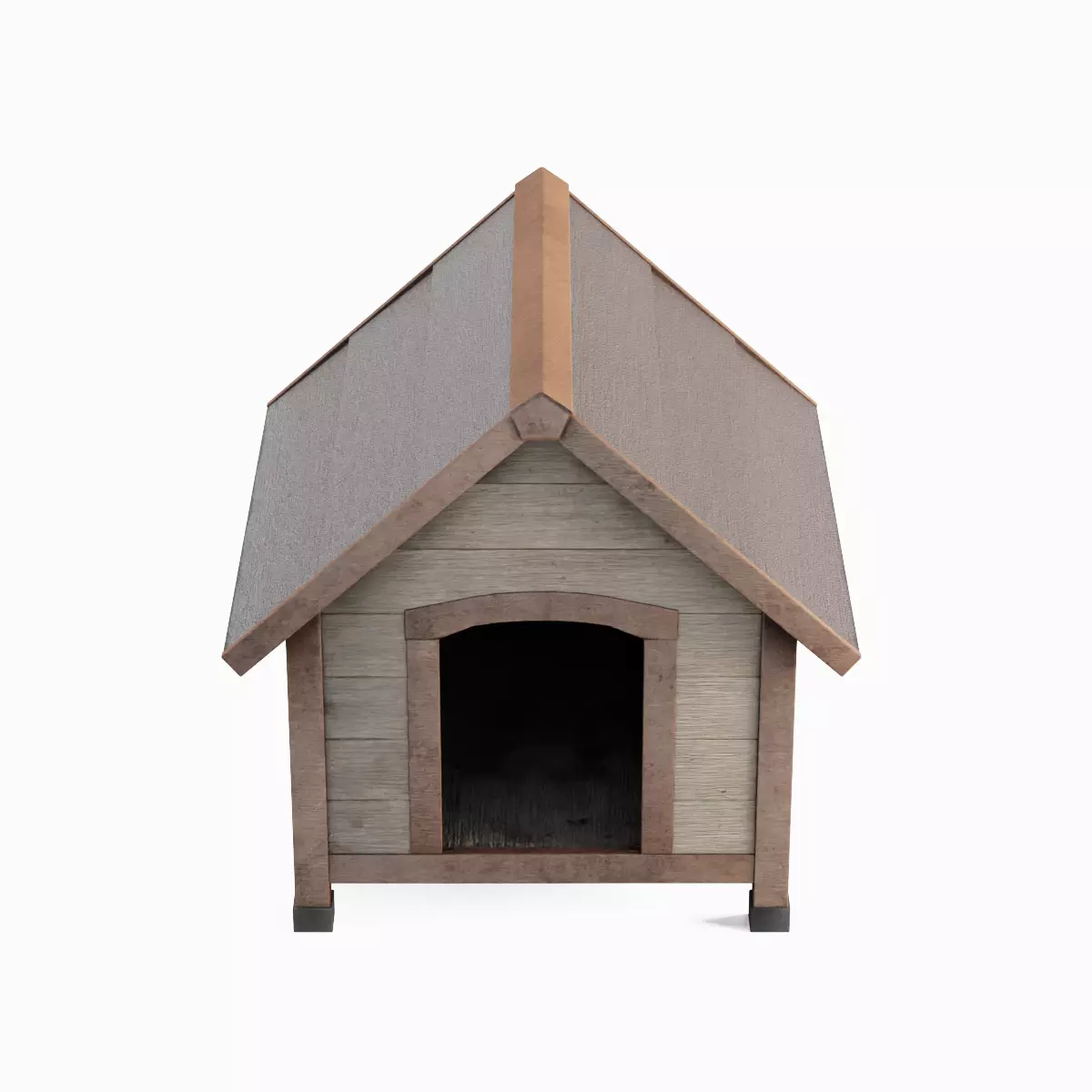 Doghouse 05 Low-poly 3D model_4