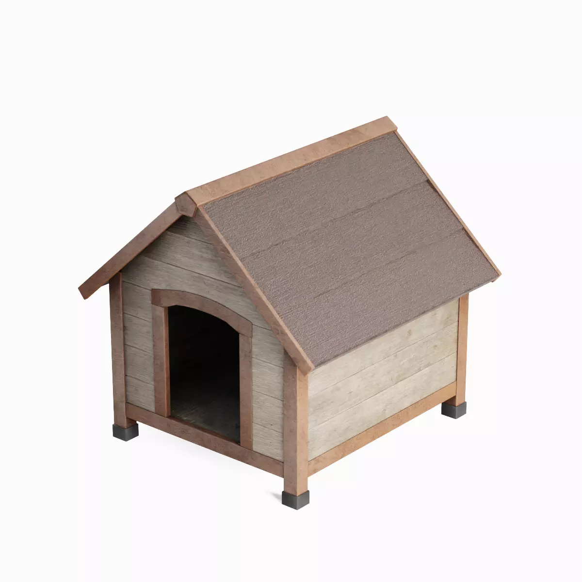 Doghouse 05 Low-poly 3D model_3