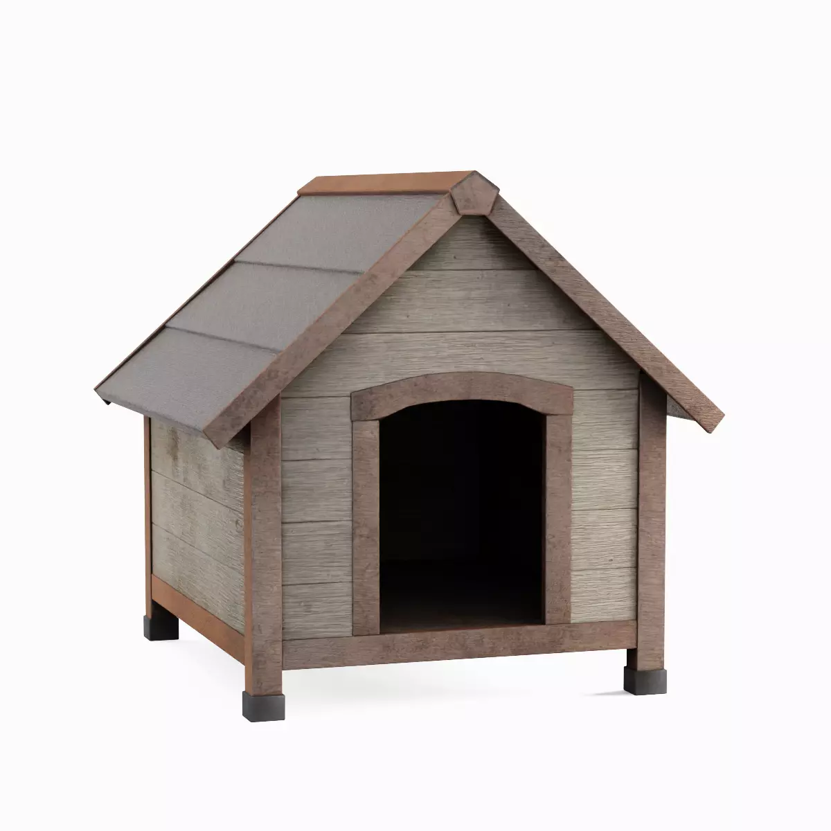 Doghouse 05 Low-poly 3D model_2