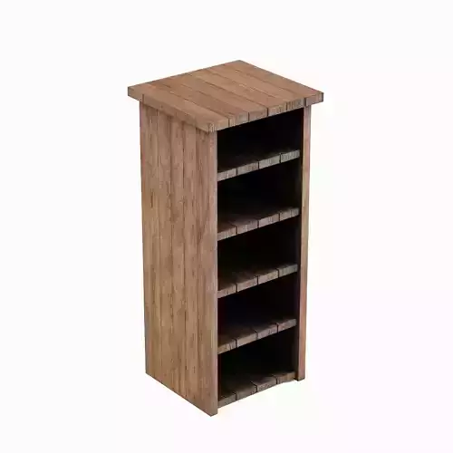 Medieval Tall Shelf 05