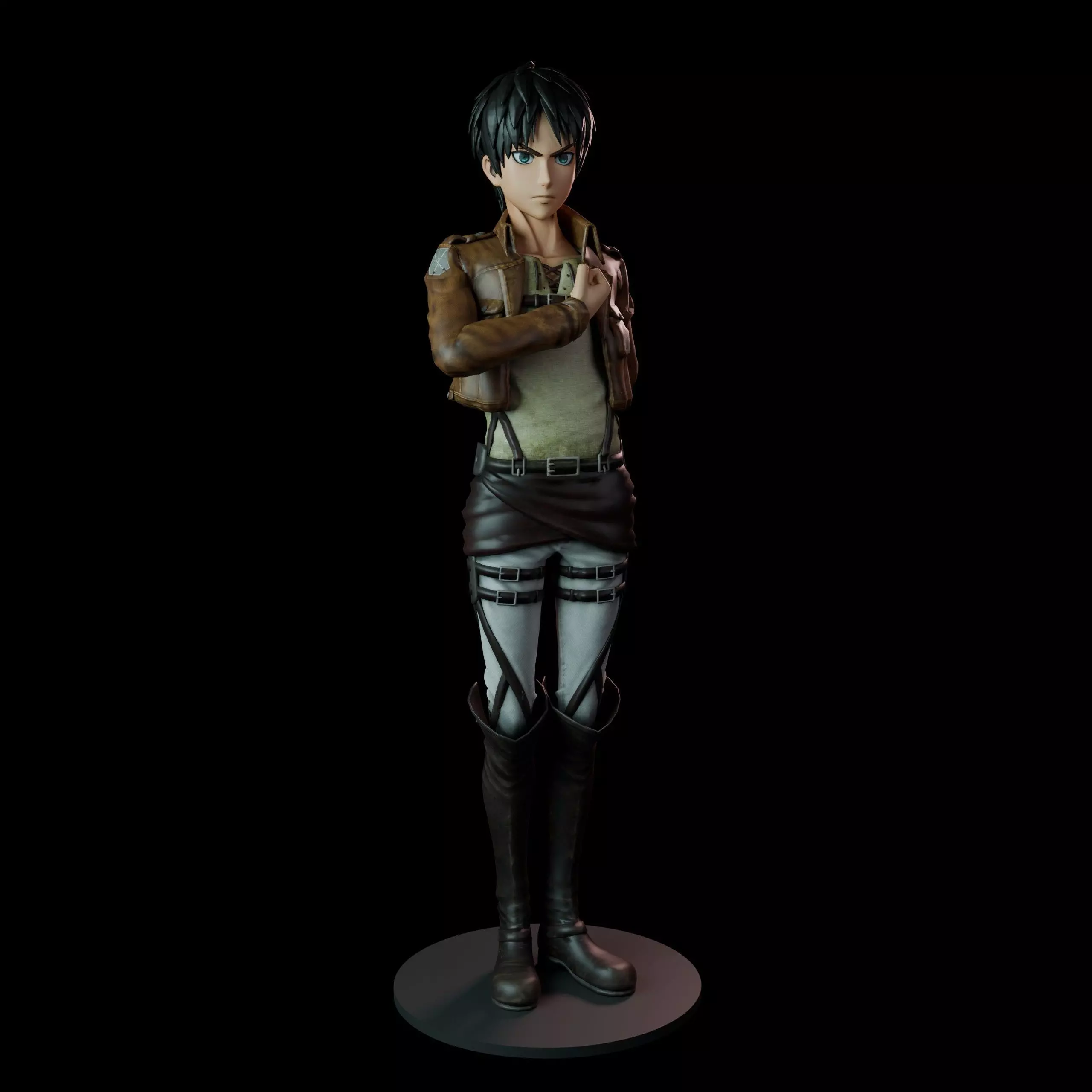 Eren Yeager 3D print model_0