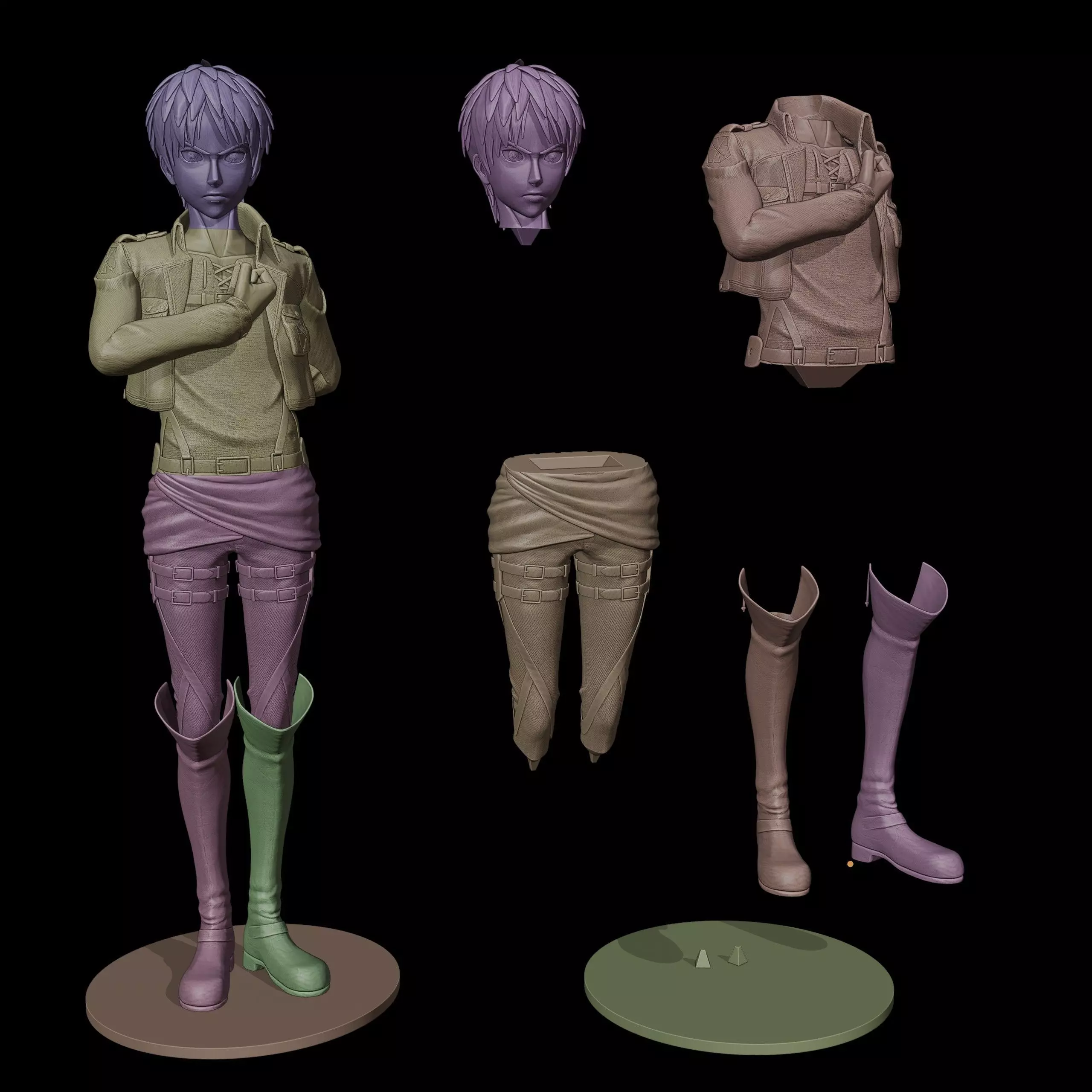 Eren Yeager 3D print model_12