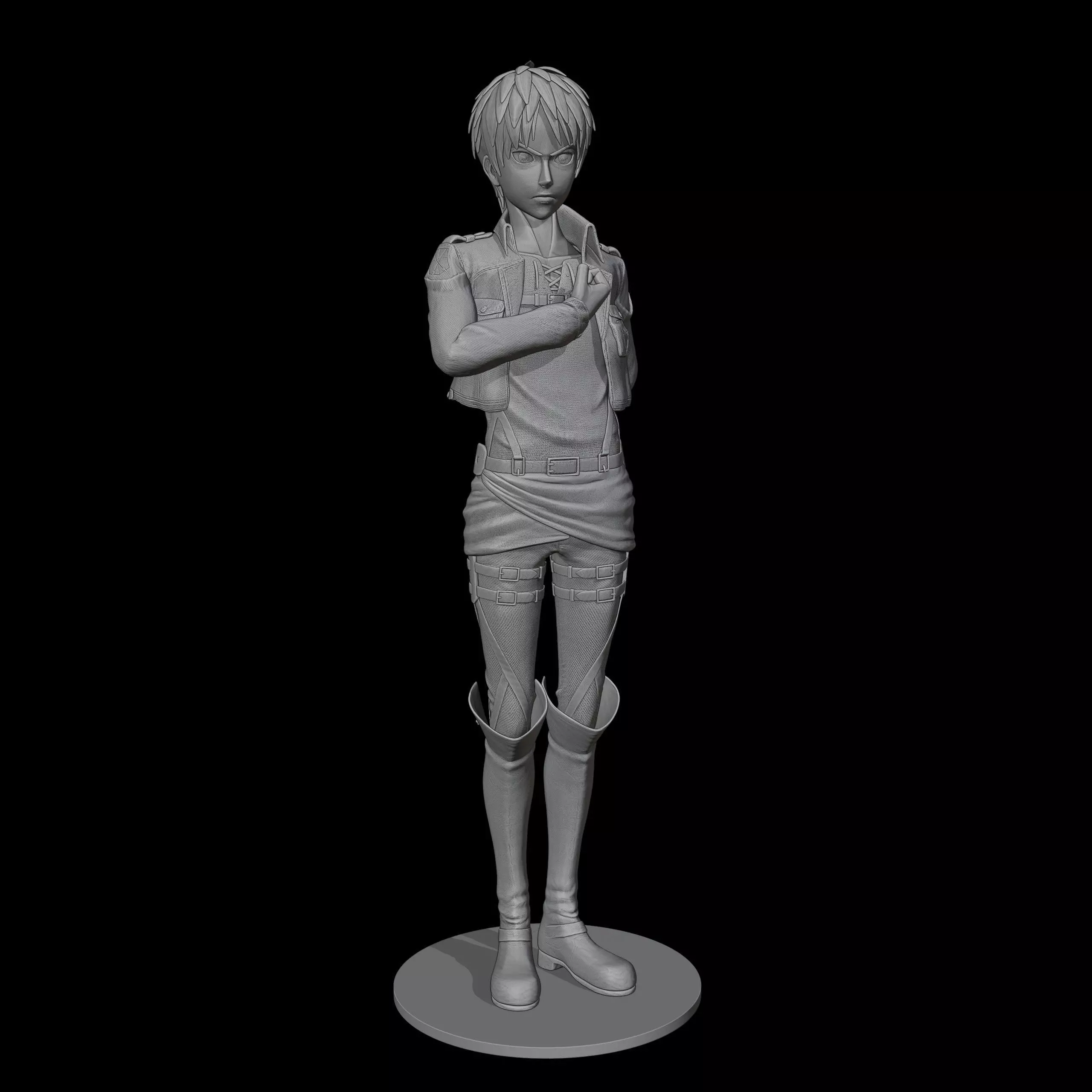 Eren Yeager 3D print model_1