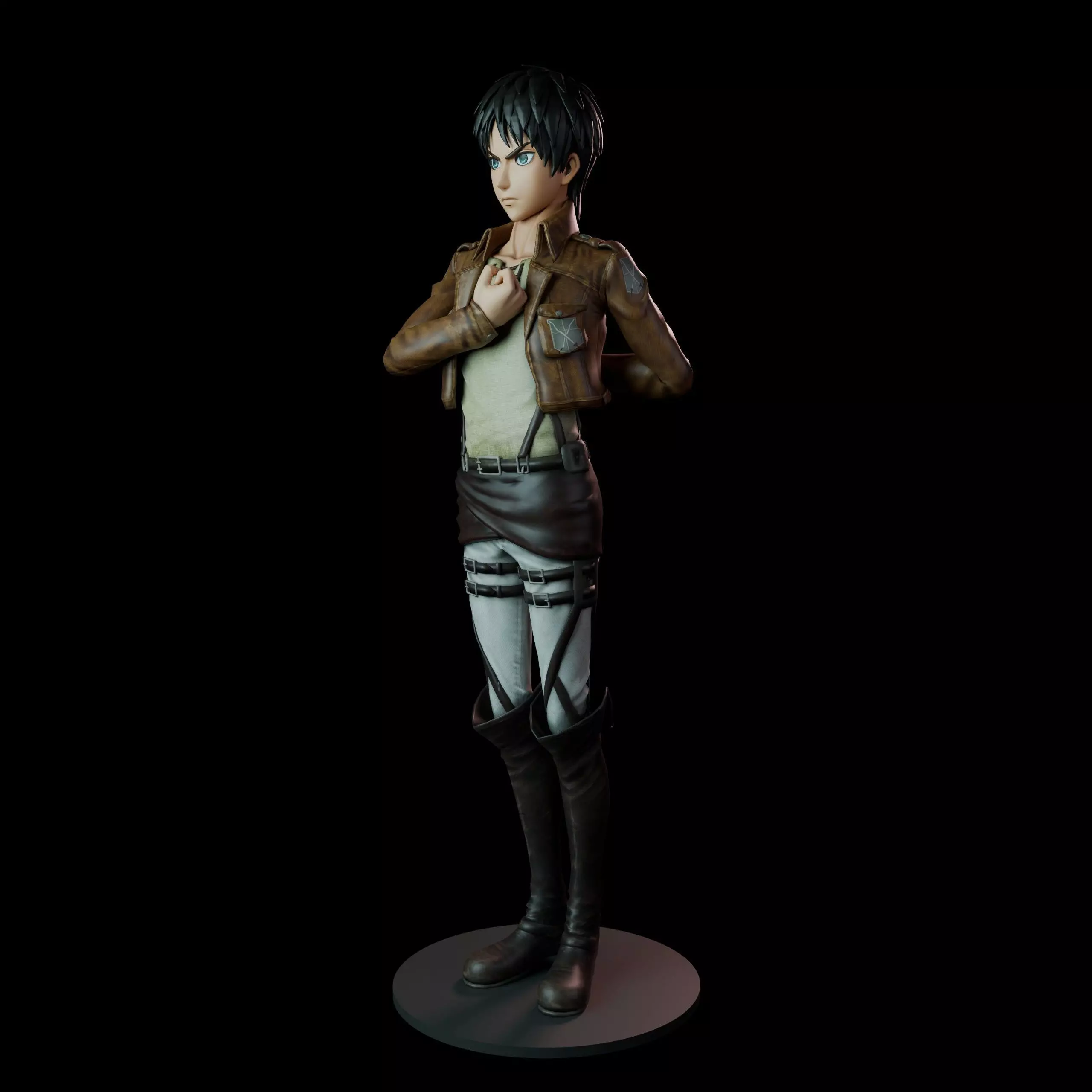 Eren Yeager 3D print model_2