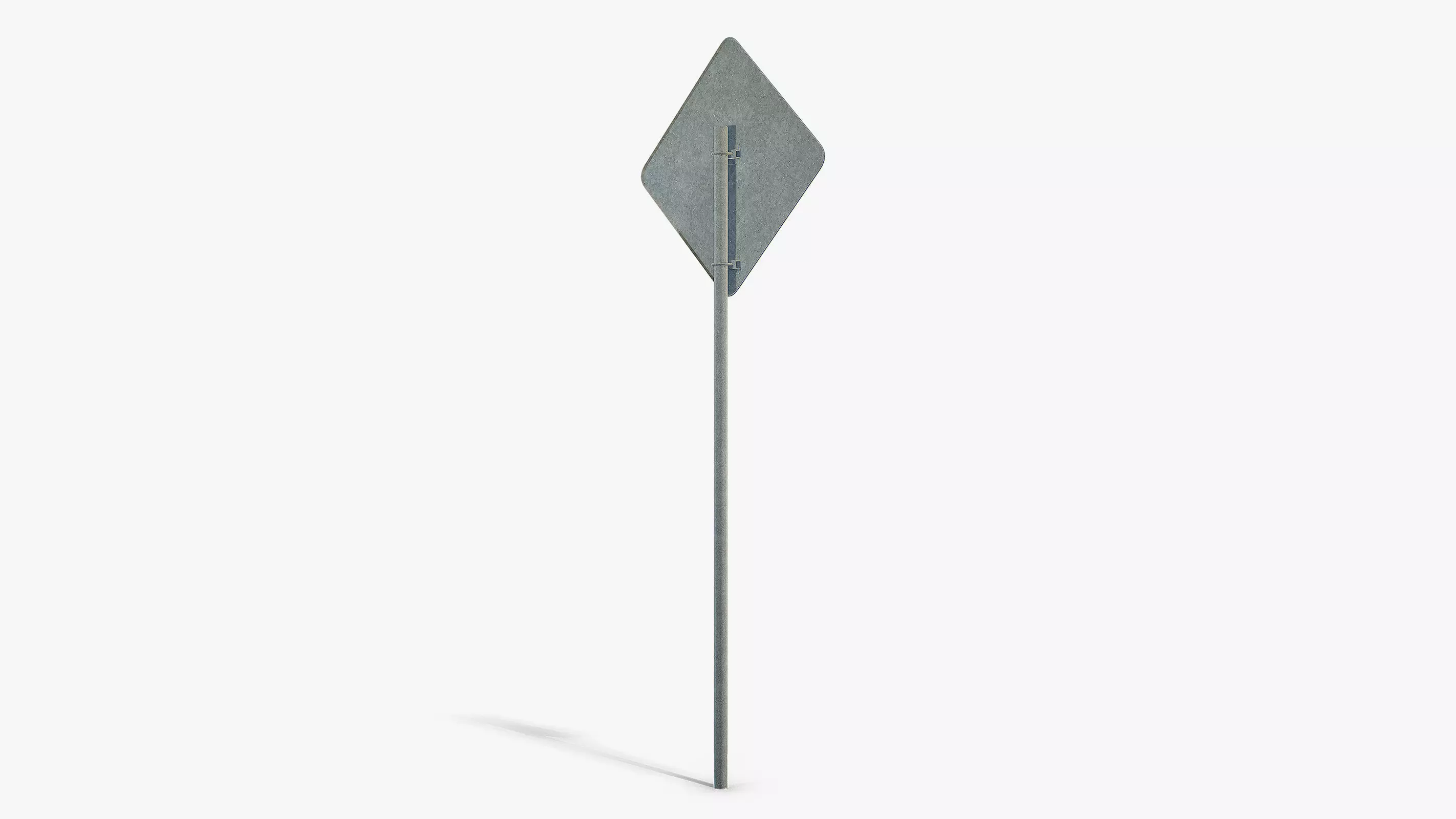 Slow Sign Low-poly 3D model_2