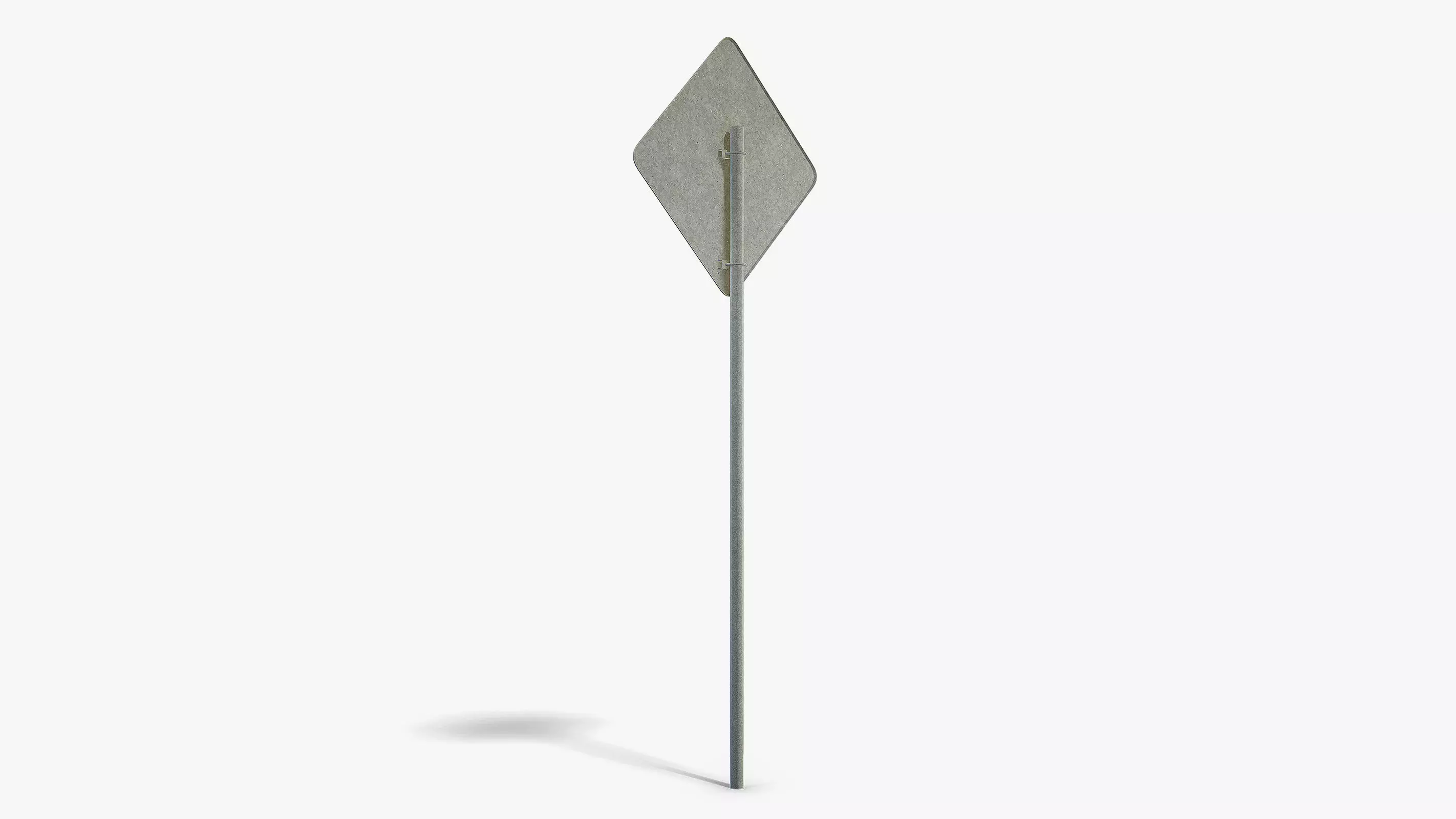 Slow Sign Low-poly 3D model_4
