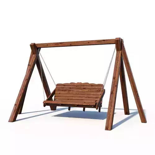 Wooden swing