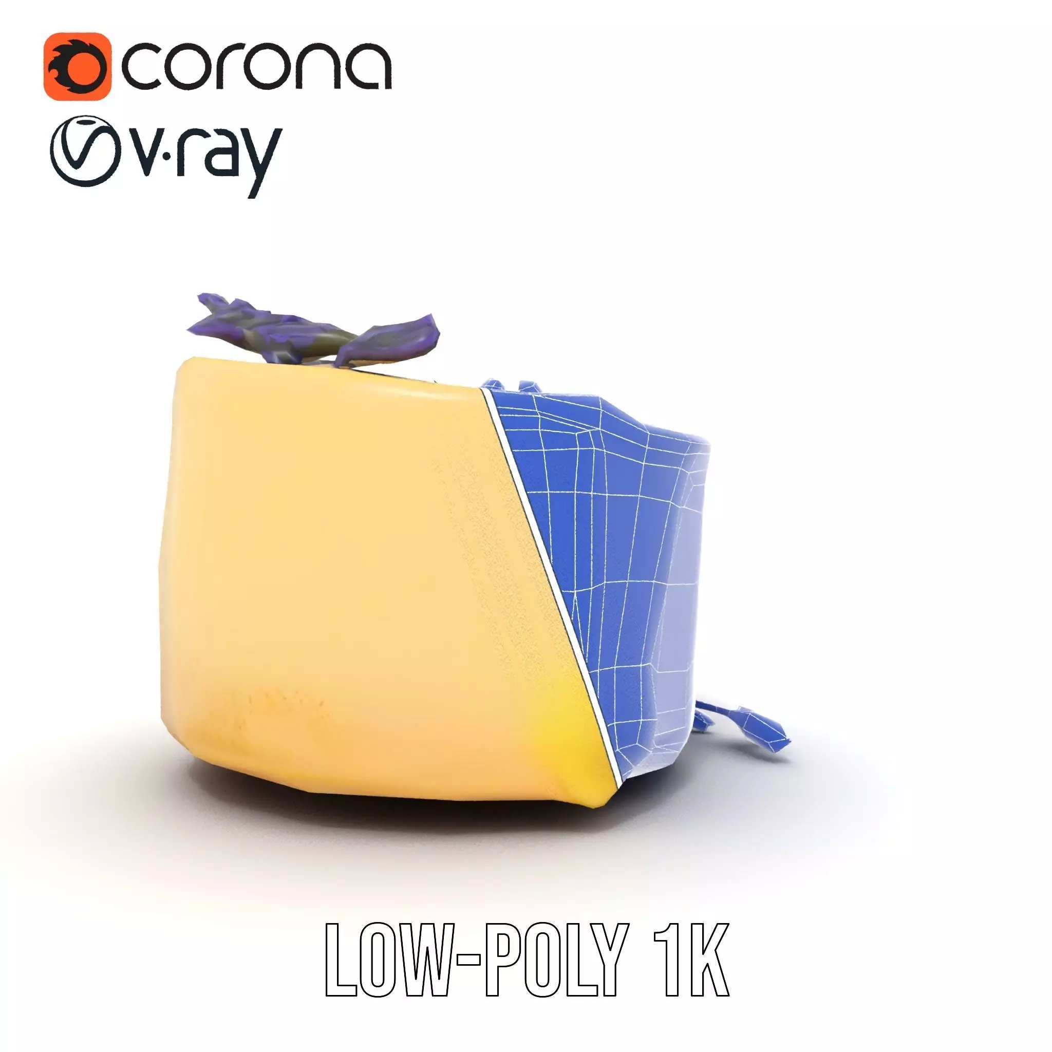 Lavender Cake Delight model pack Low-poly 3D model_30