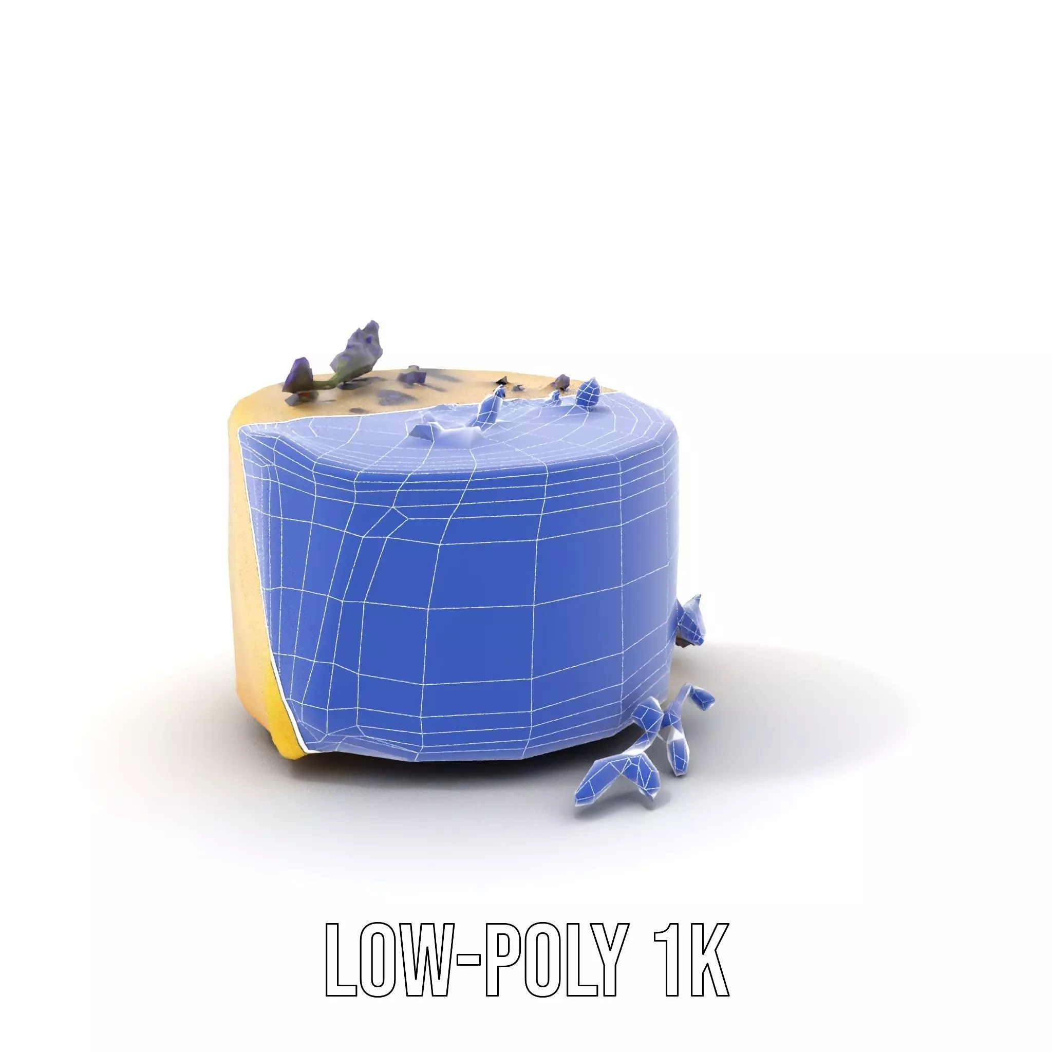 Lavender Cake Delight model pack Low-poly 3D model_28