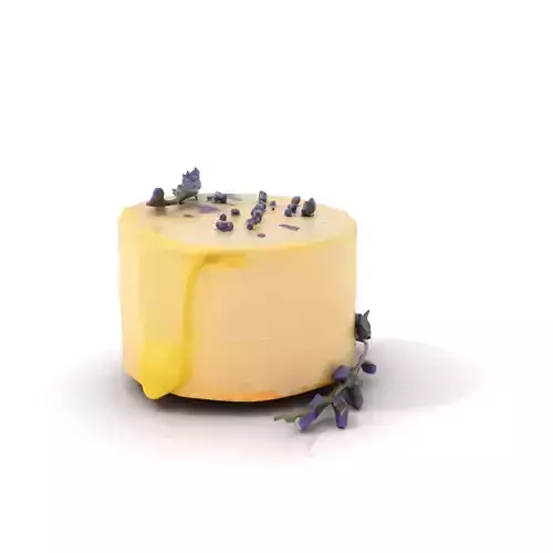Lavender Cake Delight model pack Low-poly 3D model 6