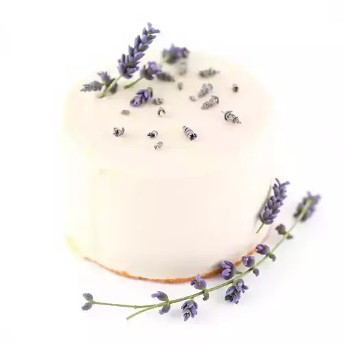 Lavender Cake Delight model pack Low-poly 3D model 2