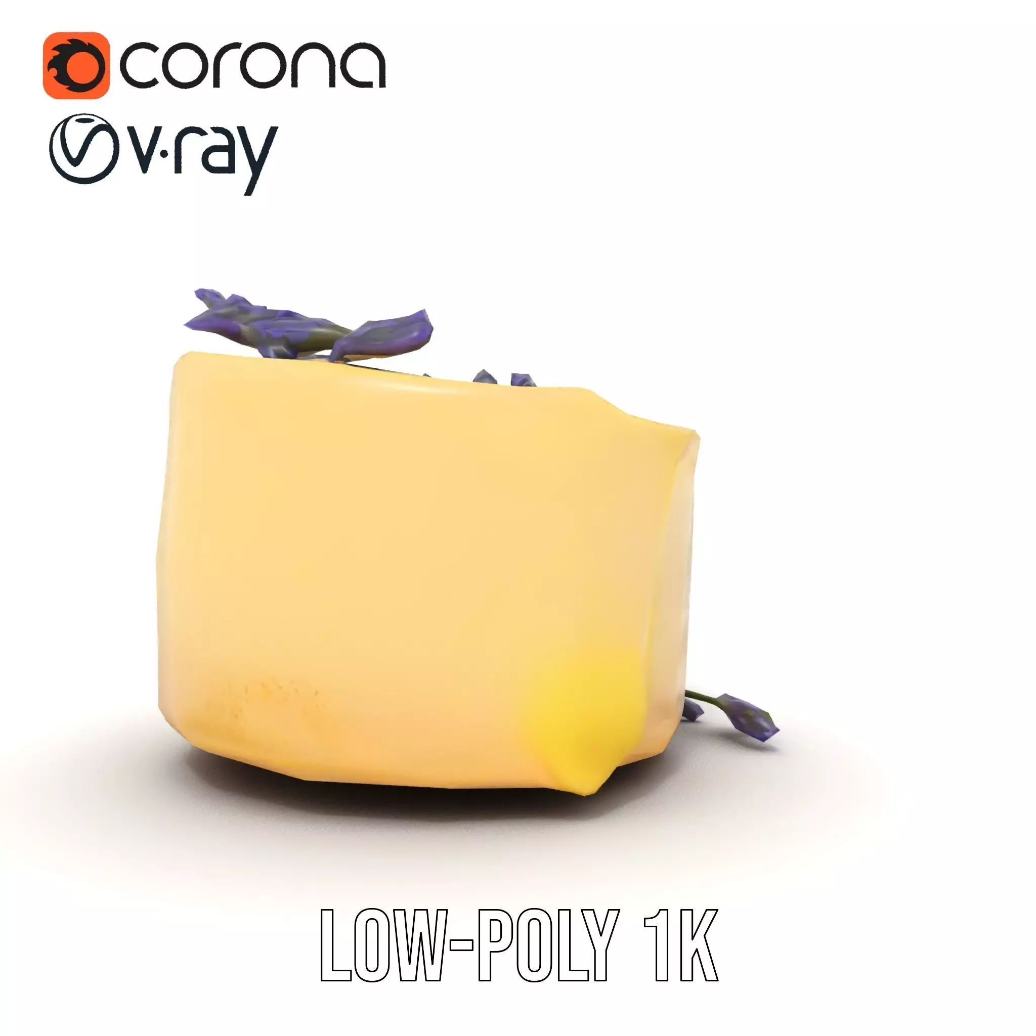 Lavender Cake Delight model pack Low-poly 3D model_23